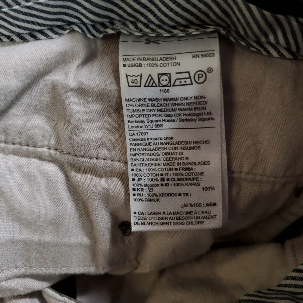 Banana Republic Emerson Chino Pants Mens 32x30 Olive Green Straight Leg Cotton